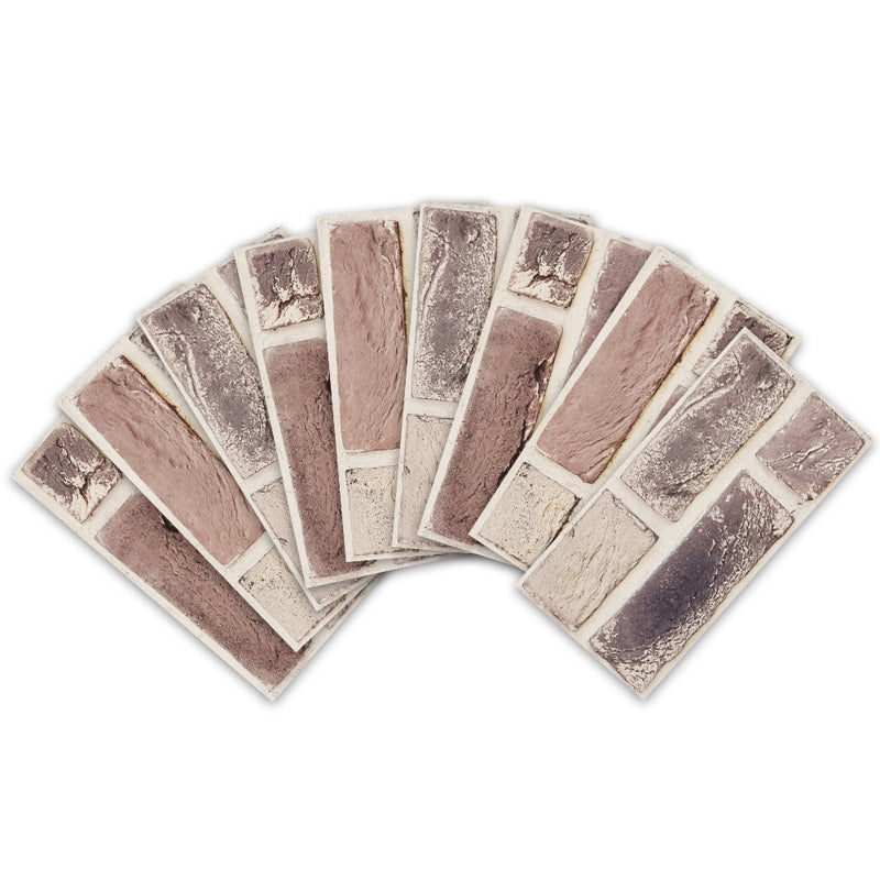 Lisslune | 3D Brick Peel and Stick Wall Tile PVC Peel and Stick Tile for the Kitchen