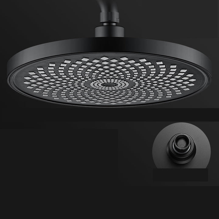 Lisslune | Round solid shower metal modern shower head combination for the bathroom