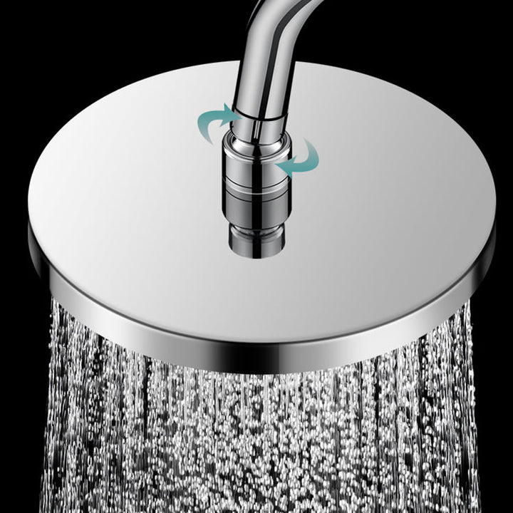 Lisslune | Round solid shower metal modern shower head combination for the bathroom