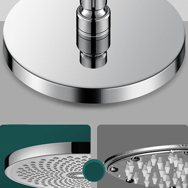 Lisslune | Round solid shower metal modern shower head combination for the bathroom