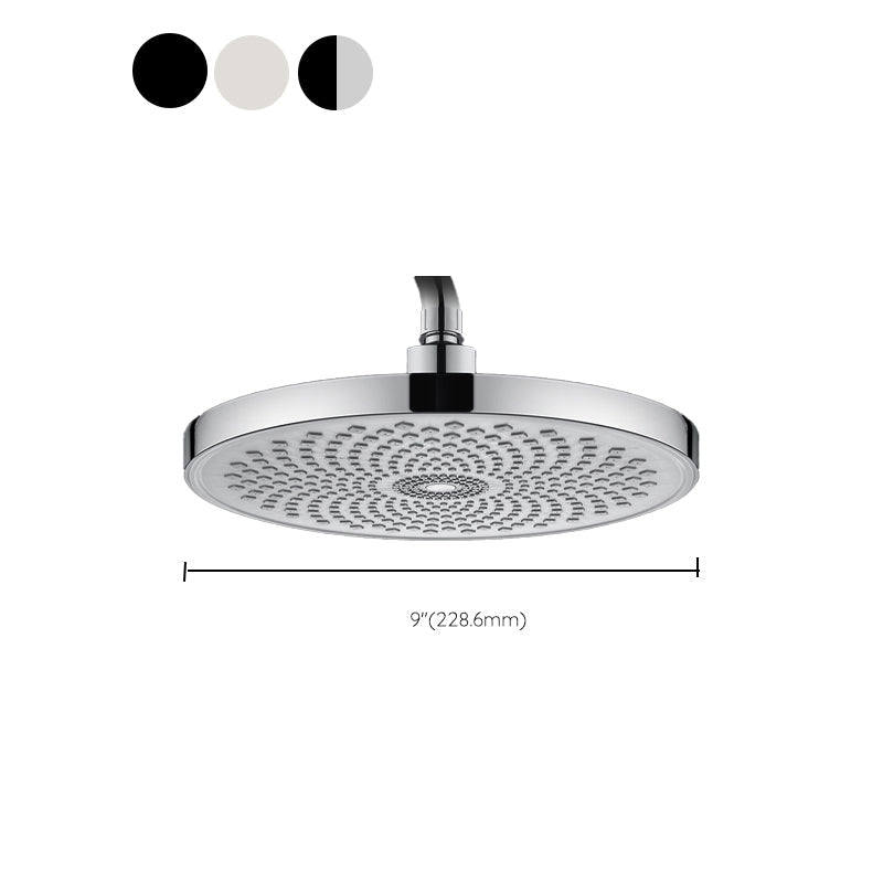 Lisslune | Round solid shower metal modern shower head combination for the bathroom