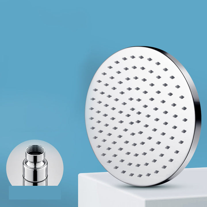Lisslune | Metal Shower Head Combo Contemporary Round Fixed Shower Head for the Bathroom