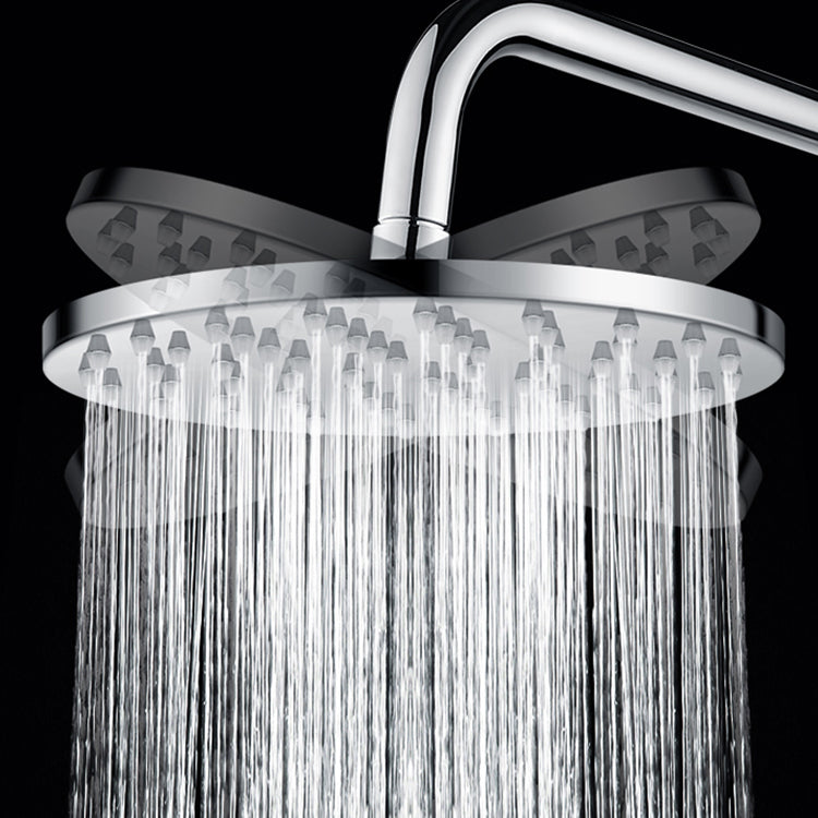 Lisslune | Metal Shower Head Combo Contemporary Round Fixed Shower Head for the Bathroom