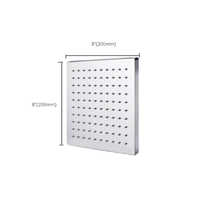 Lisslune | Metal Shower Head Combo Contemporary Round Fixed Shower Head for the Bathroom