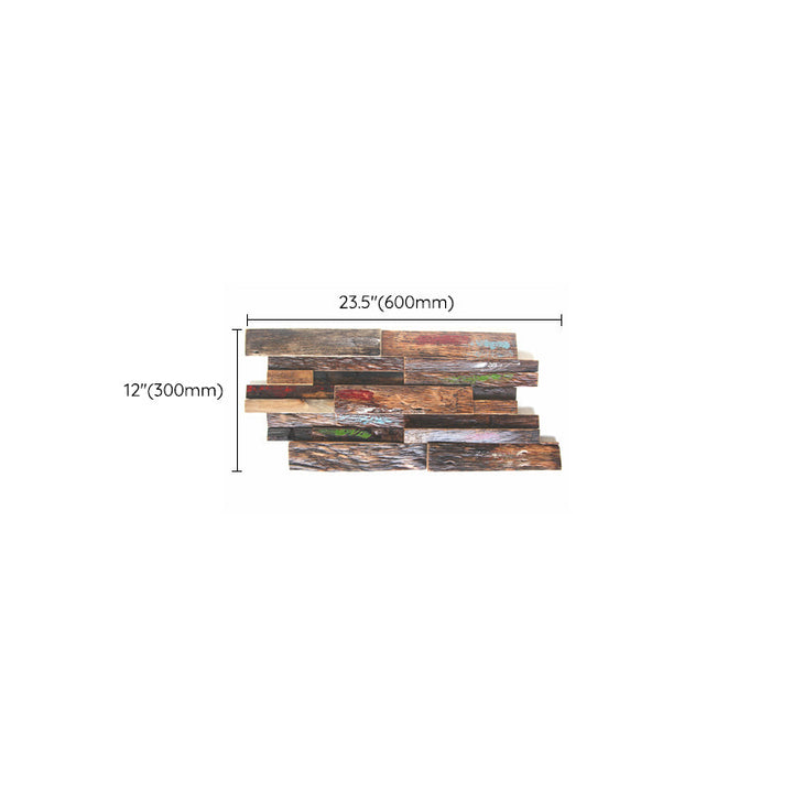 Lisslune | Wall cladding wood shiplap mosaic modern interior wall cladding