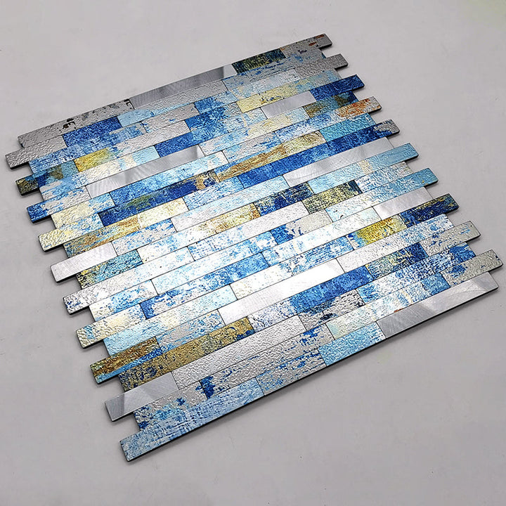 Lisslune | Aluminum Tile Stripping and Gluing Tiles Bathroom Waterproof Splash Guard Stripping and Gluing Wall Tile