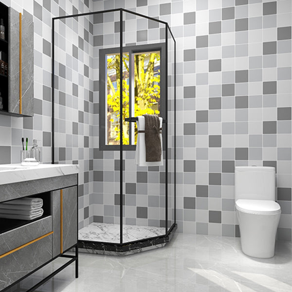 Lisslune | Mosaic Tile Peel and Stick Tile PVC Bathroom Waterproof Splashback Wall Tile