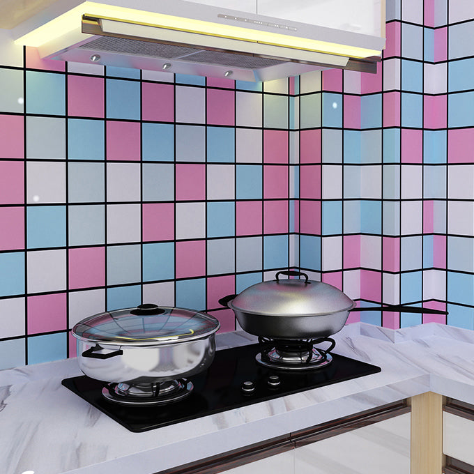 Lisslune | Mosaic tiles removing and sticking tile roll kitchen waterproof splashback wall tiles