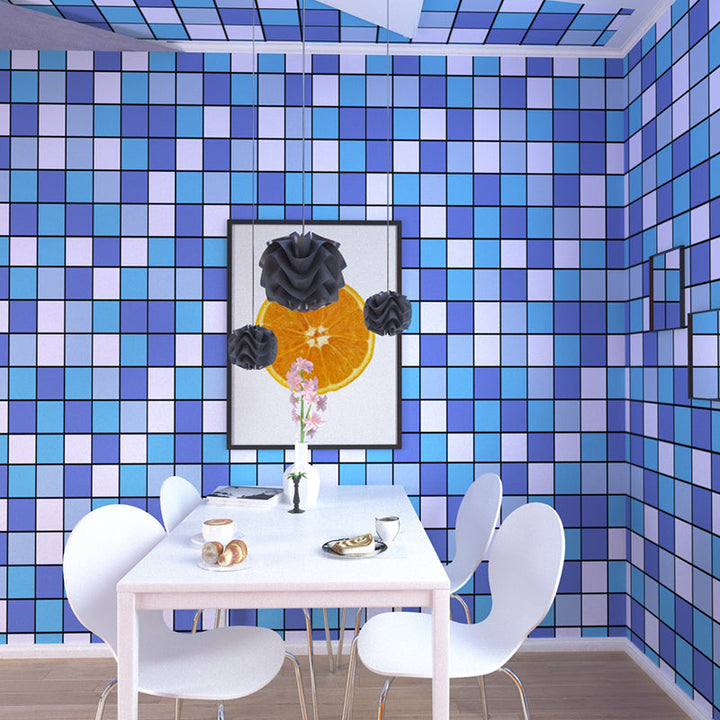 Lisslune | Mosaic tiles removing and applying tile roll kitchen waterproof splash guard wall tiles