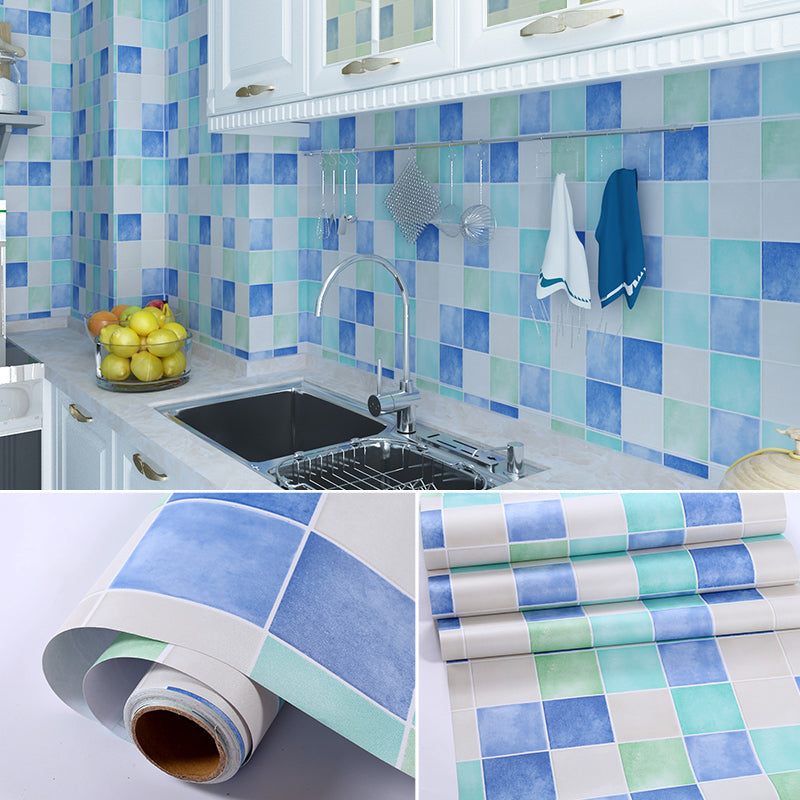 Lisslune | Mosaic tiles removing and applying tile roll kitchen waterproof splash guard wall tiles