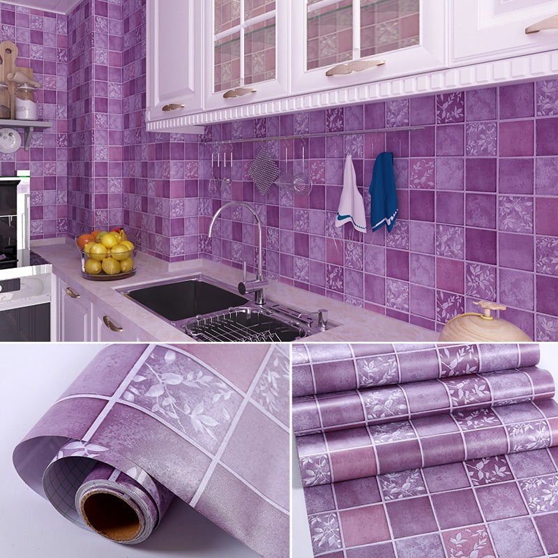 Lisslune | Mosaic tiles removing and applying tile roll kitchen waterproof splash guard wall tiles