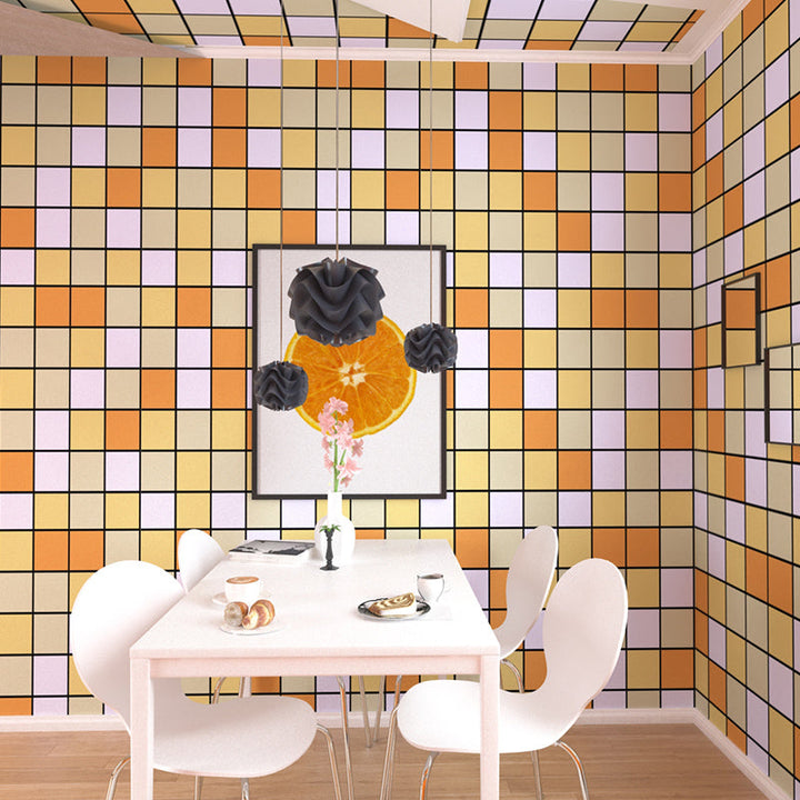 Lisslune | Mosaic tiles removing and sticking tile roll kitchen waterproof splashback wall tiles