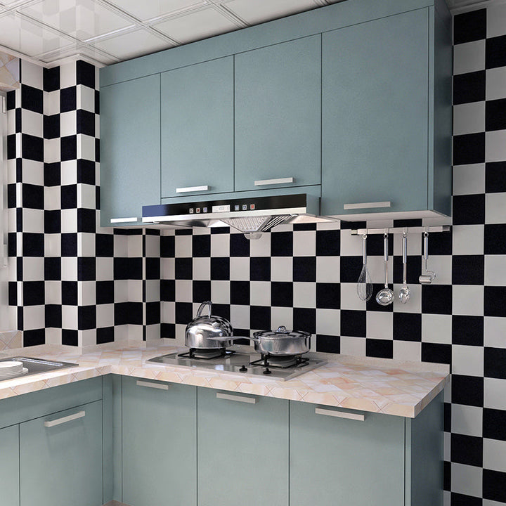 Lisslune | Mosaic tiles removing and applying tile roll kitchen waterproof splash guard wall tiles