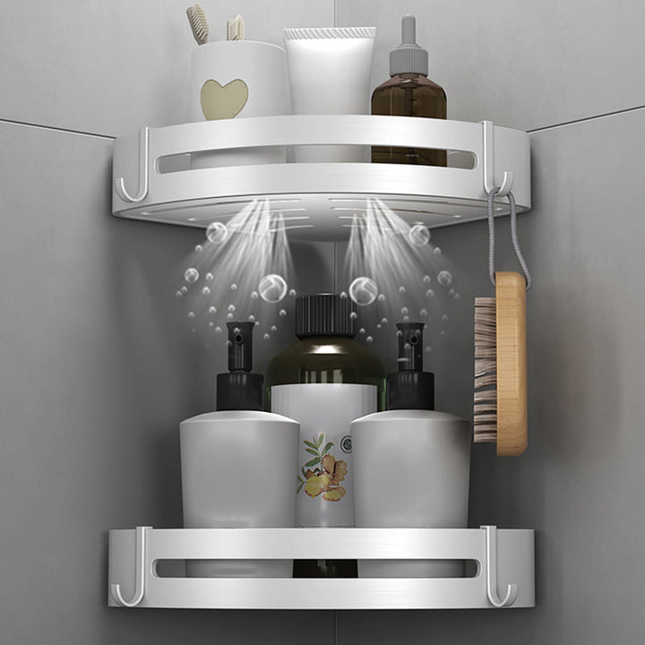 Lisslune | Silver Bathroom Set Modern Rust Protection Bathroom Accessories Single or as a Set
