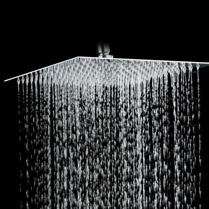 Lisslune | Stainless Steel Showerhead Combo Modern Fixed Showerhead for the Bathroom