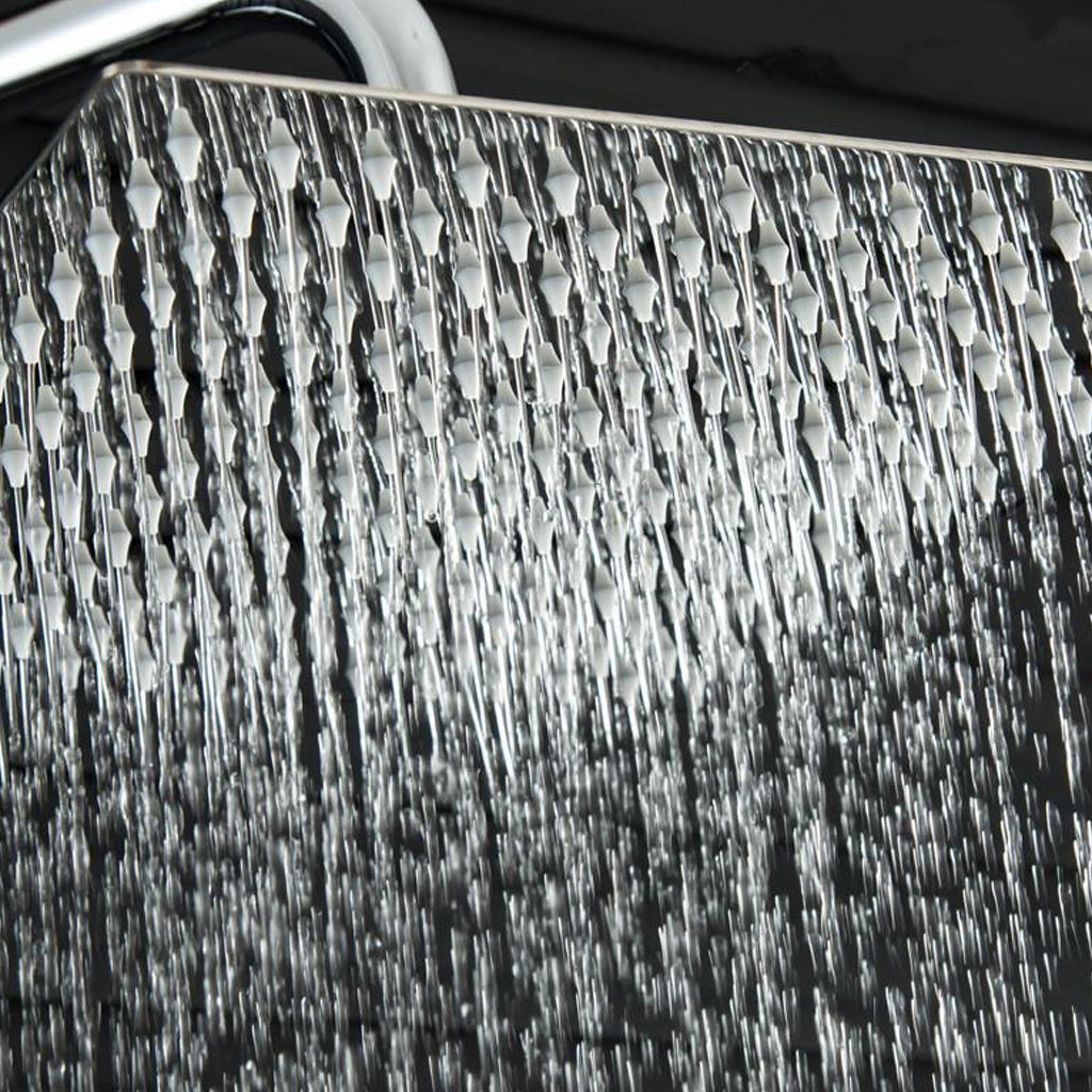 Lisslune | Stainless Steel Showerhead Combo Modern Fixed Showerhead for the Bathroom