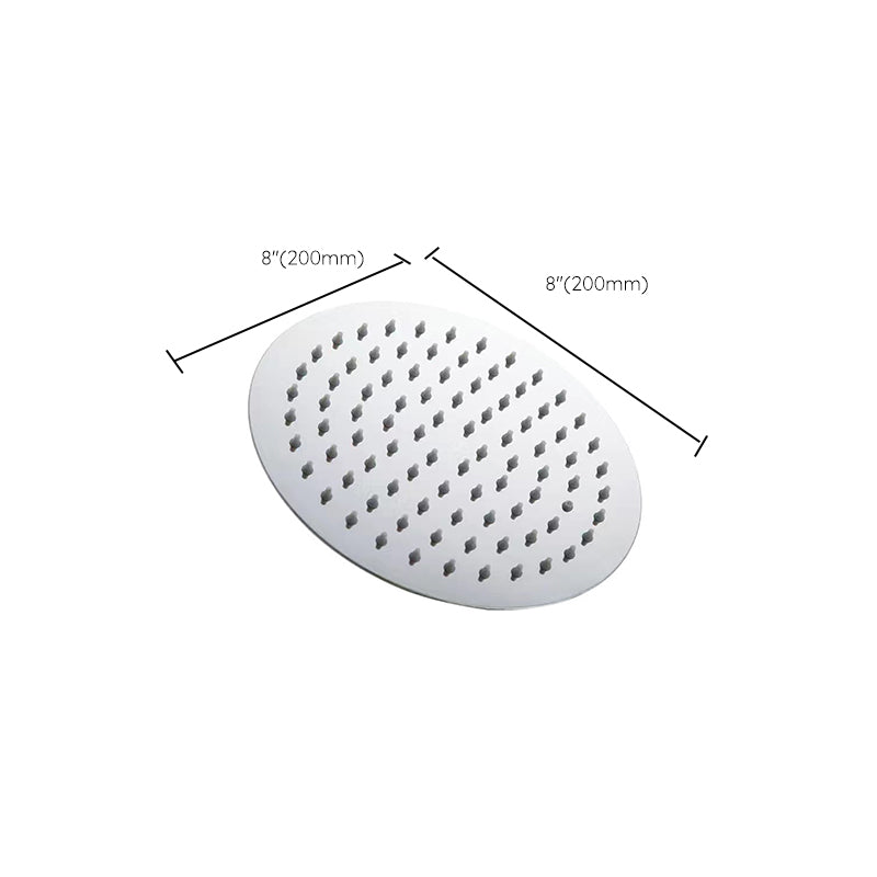 Lisslune | Stainless Steel Showerhead Combo Modern Fixed Showerhead for the Bathroom