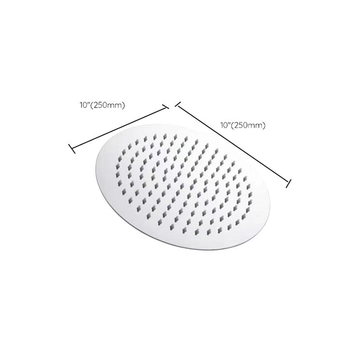 Lisslune | Stainless Steel Showerhead Combo Modern Fixed Showerhead for the Bathroom