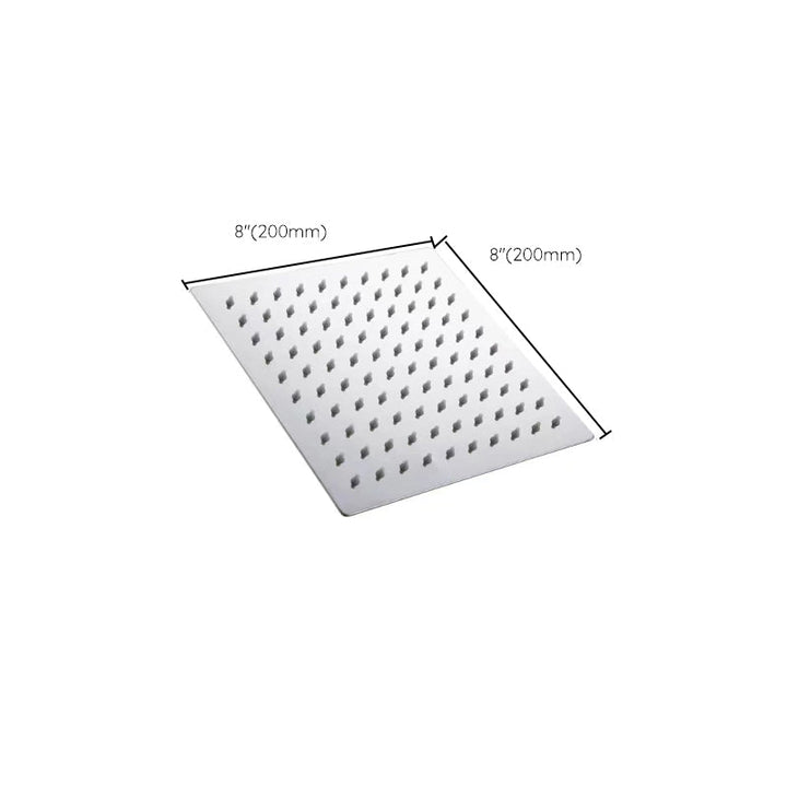 Lisslune | Stainless Steel Showerhead Combo Modern Fixed Showerhead for the Bathroom