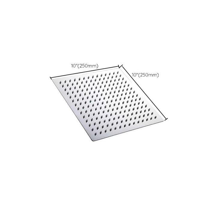 Lisslune | Stainless Steel Showerhead Combo Modern Fixed Showerhead for the Bathroom
