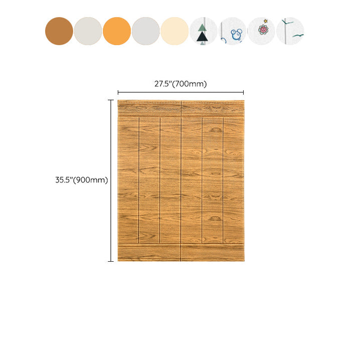 Lisslune | PVC Back Panels Modern Simple Wall Cladding with Waterproof
