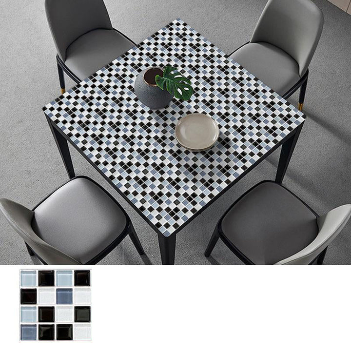 Lisslune | Pattern Color Stone Peel and Stick Mosaic Tile Peel and Stick Tiles Set of 20