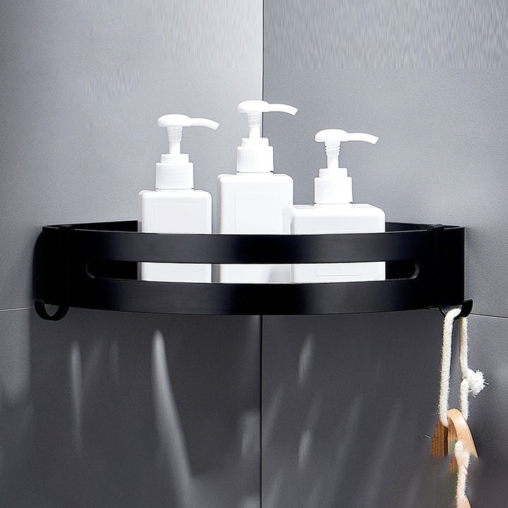 Lisslune | Black Bathroom Set Modern 1/2/3 - Piece Anti-Rust Bathroom Rack