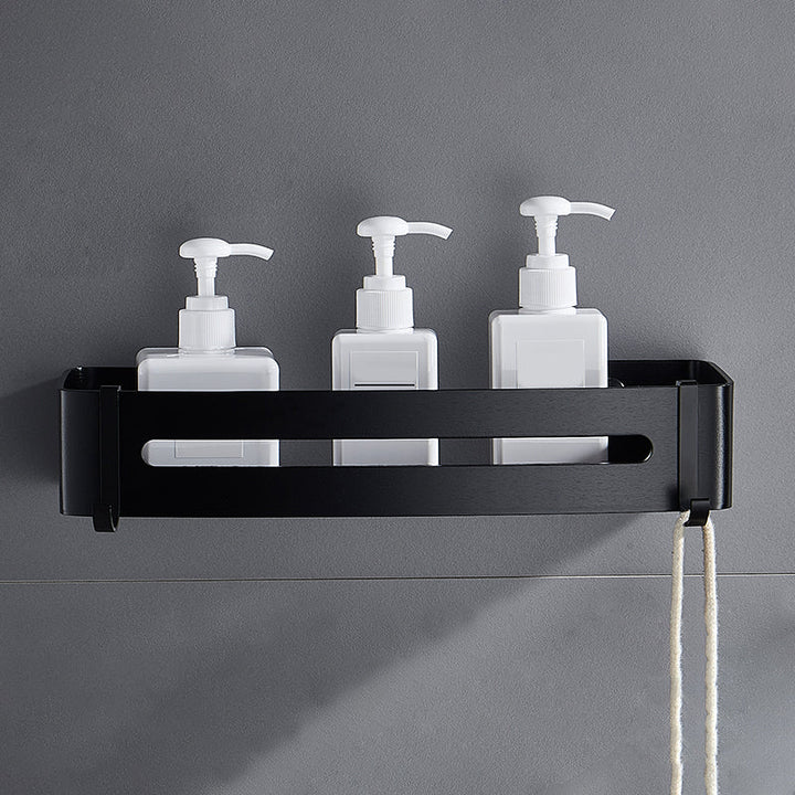 Lisslune | Black Bathroom Set Modern 1/2/3 - Piece Anti-Rust Bathroom Rack