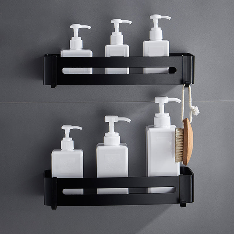 Lisslune | Black Bathroom Set Modern 1/2/3 - Piece Anti-Rust Bathroom Rack