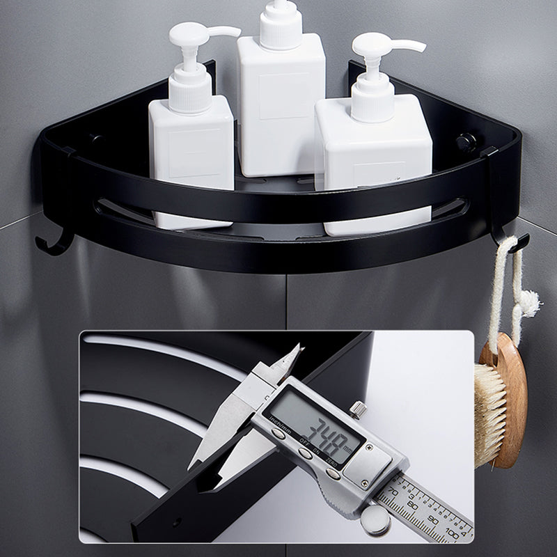Lisslune | Black Bathroom Set Modern 1/2/3 - Piece Anti-Rust Bathroom Rack