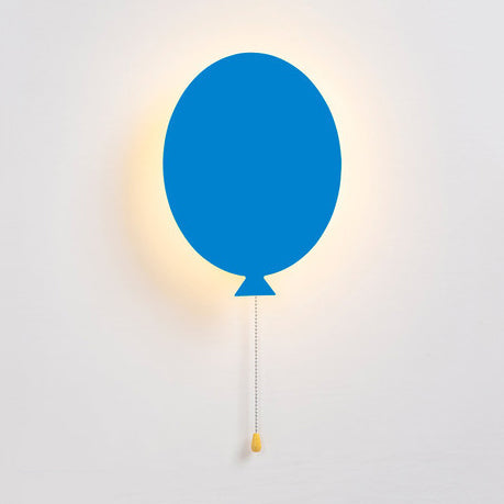 Skørter | Wooden Slim Panel Balloon Wall Lamp Cartoon LED Wall Sconces for Children's Room Kindergarten