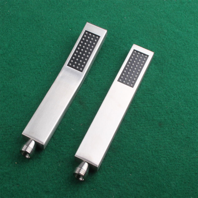 Lisslune | Simple Rectangle Shower Head 304 Stainless Steel Hand Shower