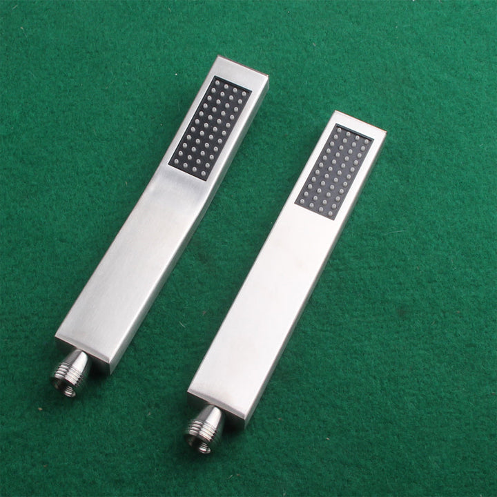 Lisslune | Simple Rectangle Shower Head 304 Stainless Steel Hand Shower