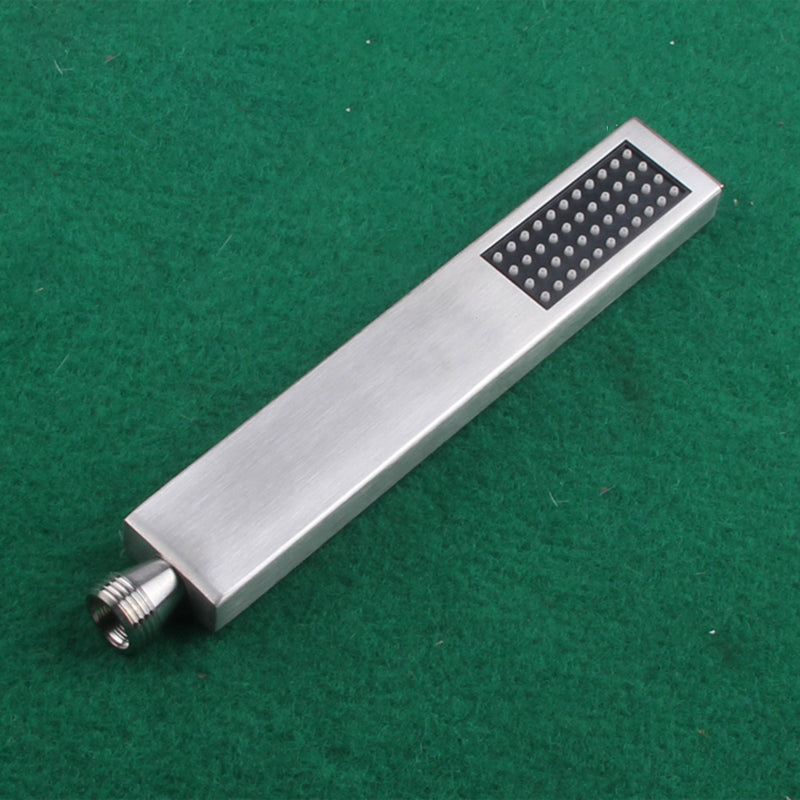 Lisslune | Simple Rectangle Shower Head 304 Stainless Steel Hand Shower