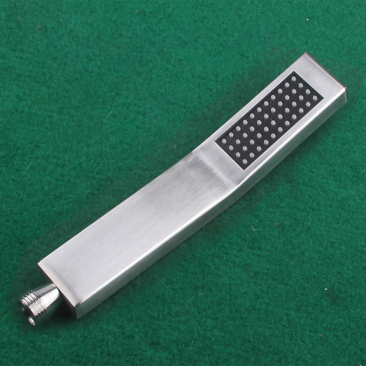 Lisslune | Simple Rectangle Shower Head 304 Stainless Steel Hand Shower