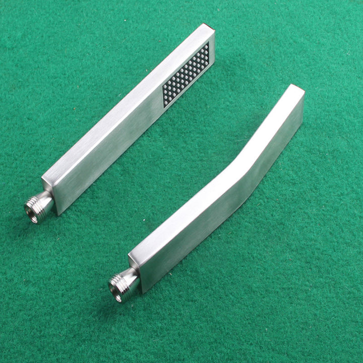 Lisslune | Simple Rectangle Shower Head 304 Stainless Steel Hand Shower
