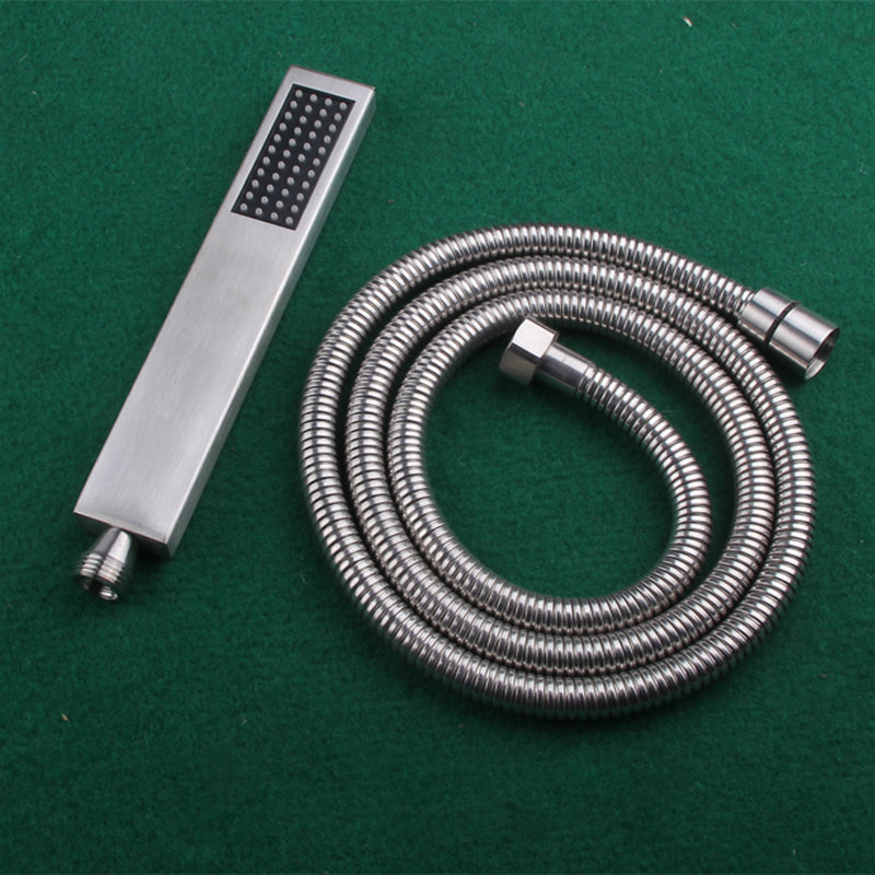 Lisslune | Simple Rectangle Shower Head 304 Stainless Steel Hand Shower