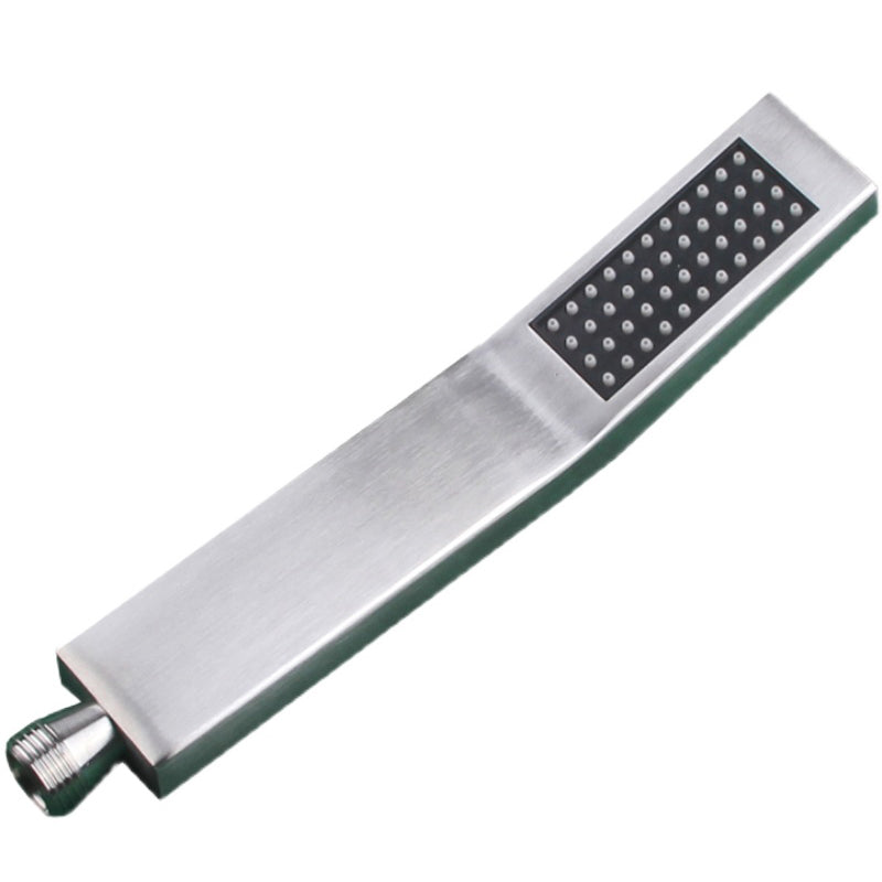 Lisslune | Simple Rectangle Shower Head 304 Stainless Steel Hand Shower