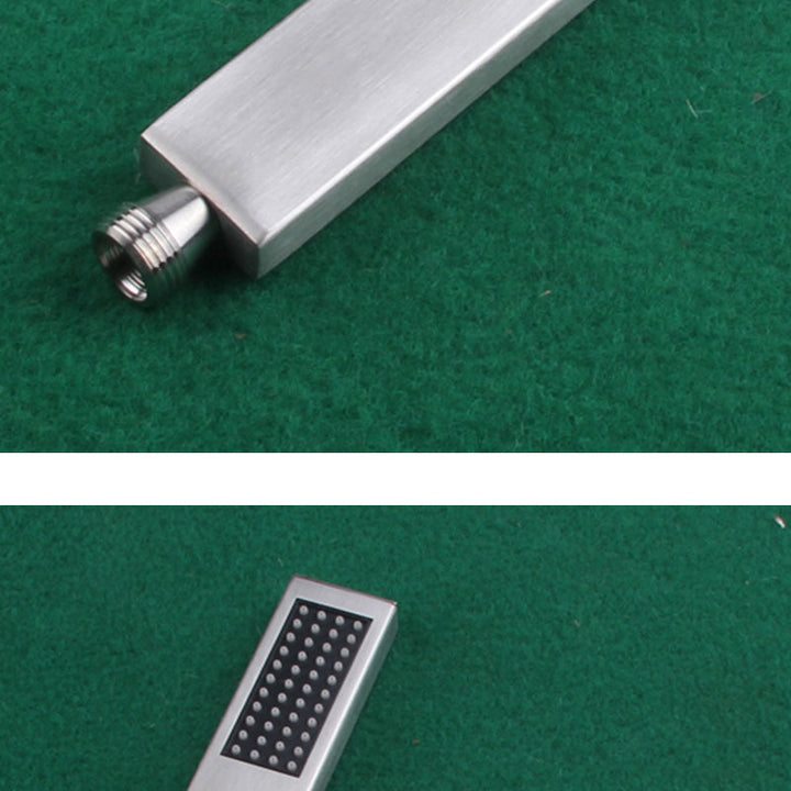 Lisslune | Simple Rectangle Shower Head 304 Stainless Steel Hand Shower
