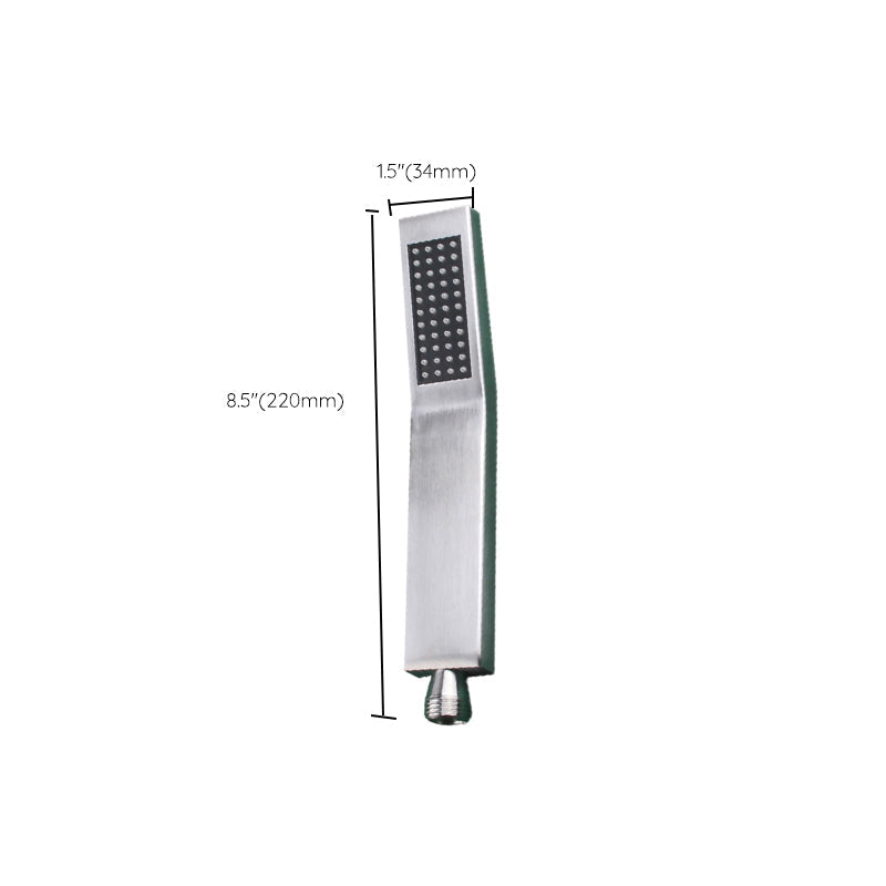 Lisslune | Simple Rectangle Shower Head 304 Stainless Steel Hand Shower
