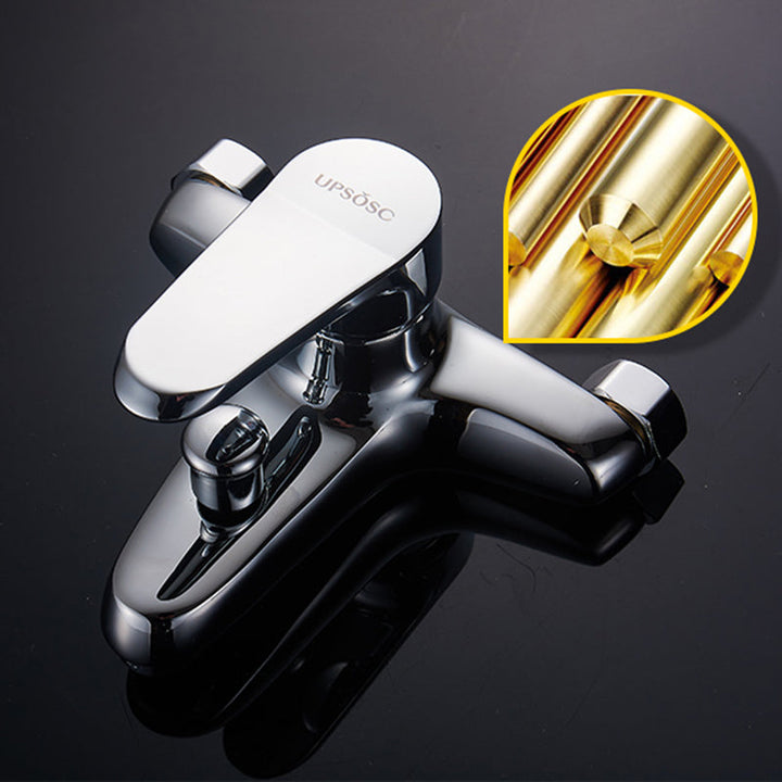 Lisslune | Tradition Fixed Bathtub Mixer Wall Mount Lever Handle Bathtub Mixer