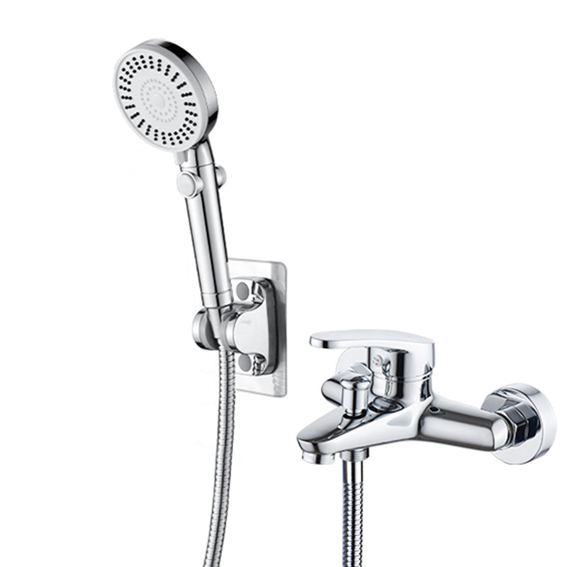 Lisslune | Tradition Fixed Bathtub Mixer Wall Mount Lever Handle Bathtub Mixer
