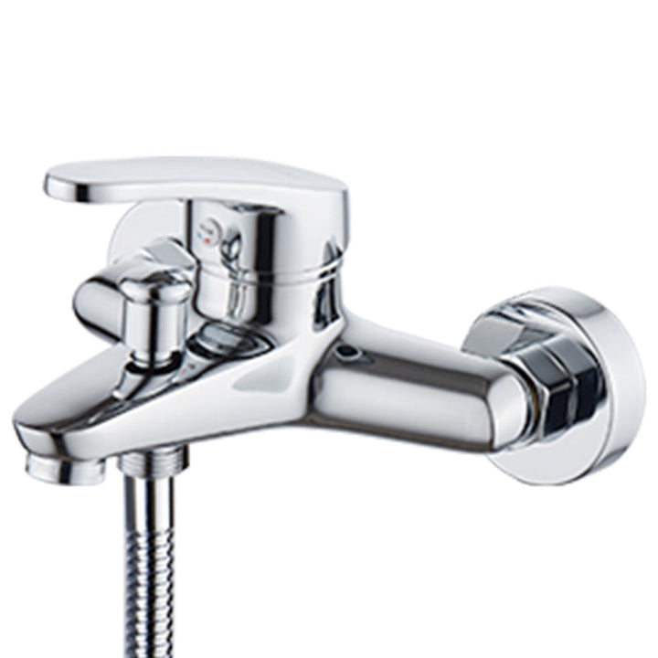 Lisslune | Tradition Fixed Bathtub Mixer Wall Mount Lever Handle Bathtub Mixer