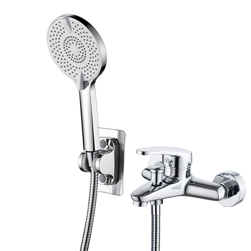 Lisslune | Tradition Fixed Bathtub Mixer Wall Mount Lever Handle Bathtub Mixer