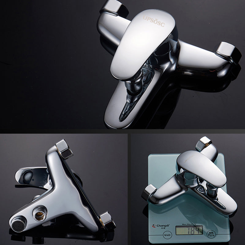 Lisslune | Tradition Fixed Bathtub Mixer Wall Mount Lever Handle Bathtub Mixer