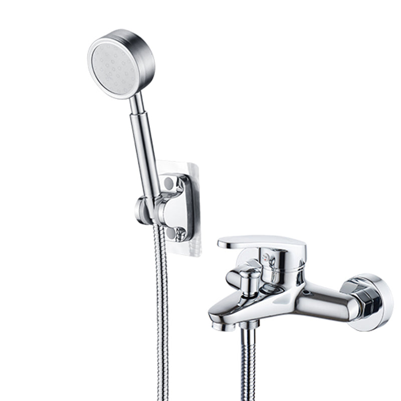 Lisslune | Tradition Fixed Bathtub Mixer Wall Mount Lever Handle Bathtub Mixer