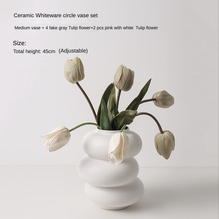 Lisslune | Pure White Special Shape Vase