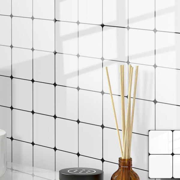 Lisslune | Quadrat Peel and Stick Back Wall Tile PVC Peel and Stick Tile for the Kitchen