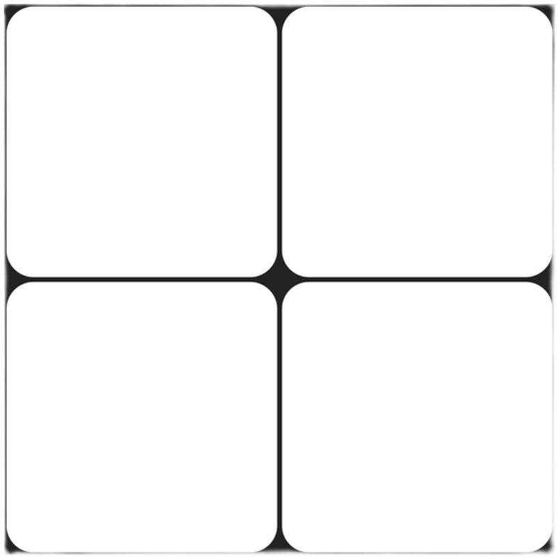 Lisslune | Quadrat Peel and Stick Back Wall Tile PVC Peel and Stick Tile for the Kitchen
