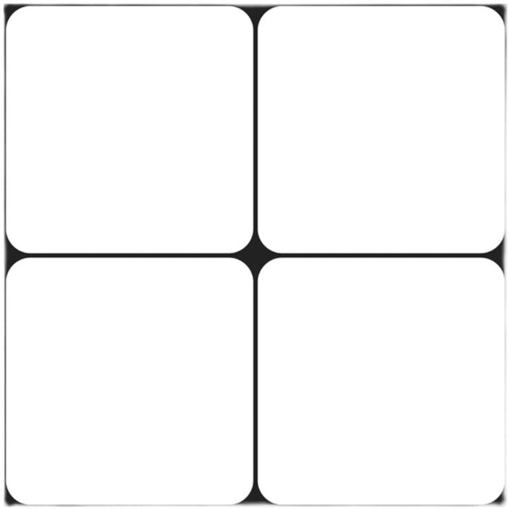 Lisslune | Quadrat Peel and Stick Back Wall Tile PVC Peel and Stick Tile for the Kitchen